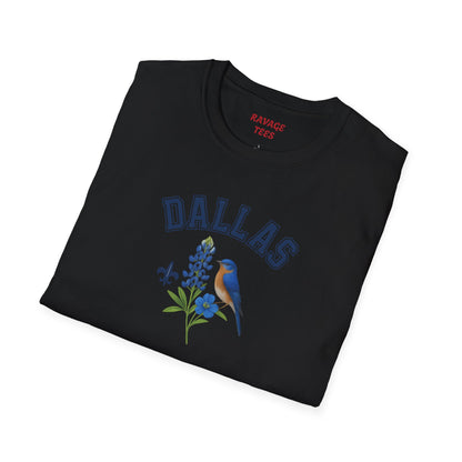 DALLAS Vibes Unisex T-Shirt – Casual Summer Tee, Beachwear, Travel Outfit, Vacation Style, Gift for Him or Her