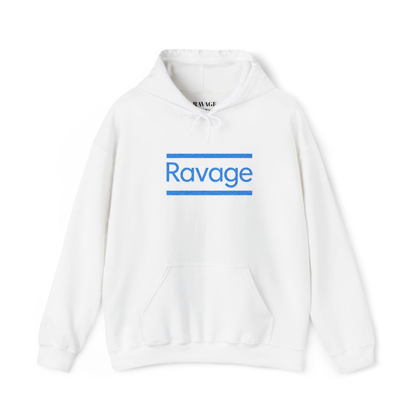 Ravage Blue Embroidered Hoodie