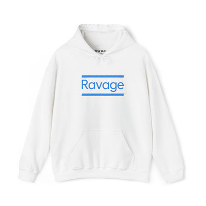 Ravage Blue Embroidered Hoodie
