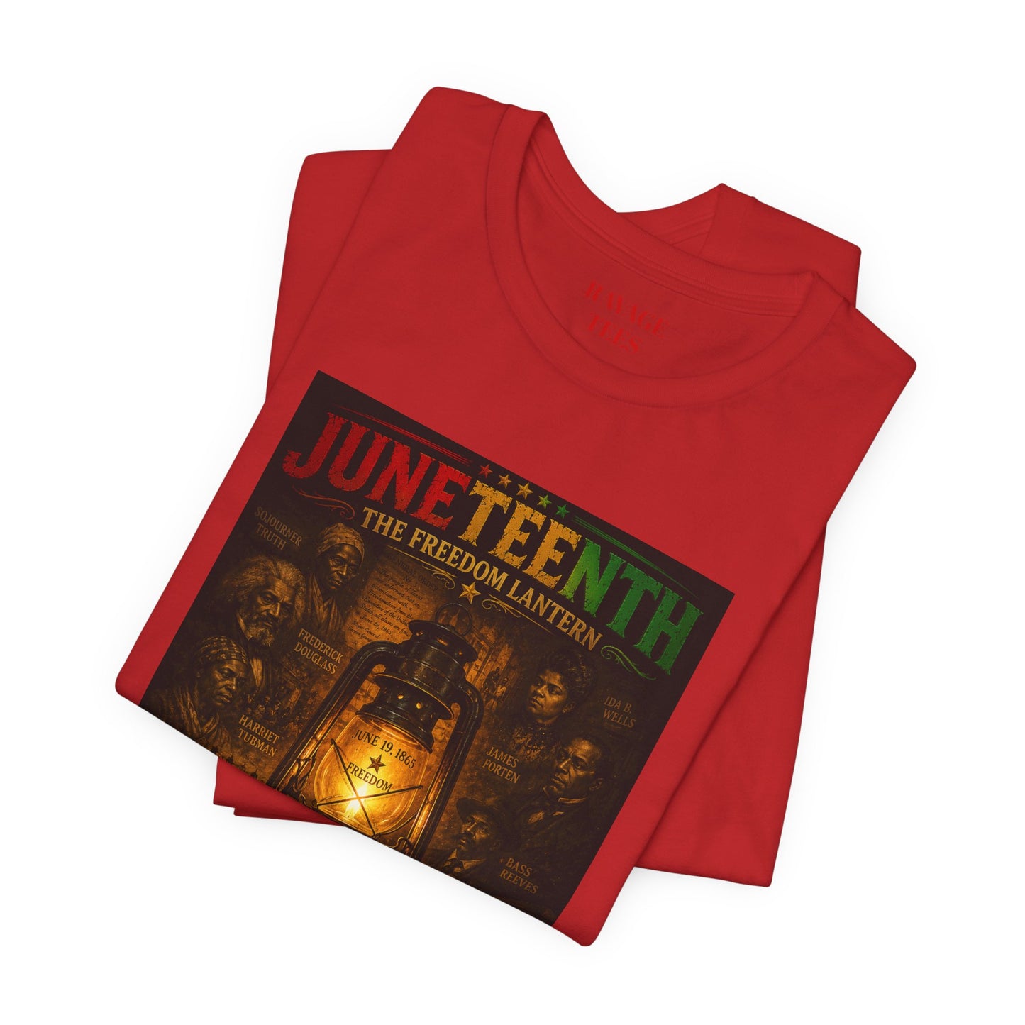 Juneteenth Lantern T-Shirt – "Light Reveals What History Tried to Hide"