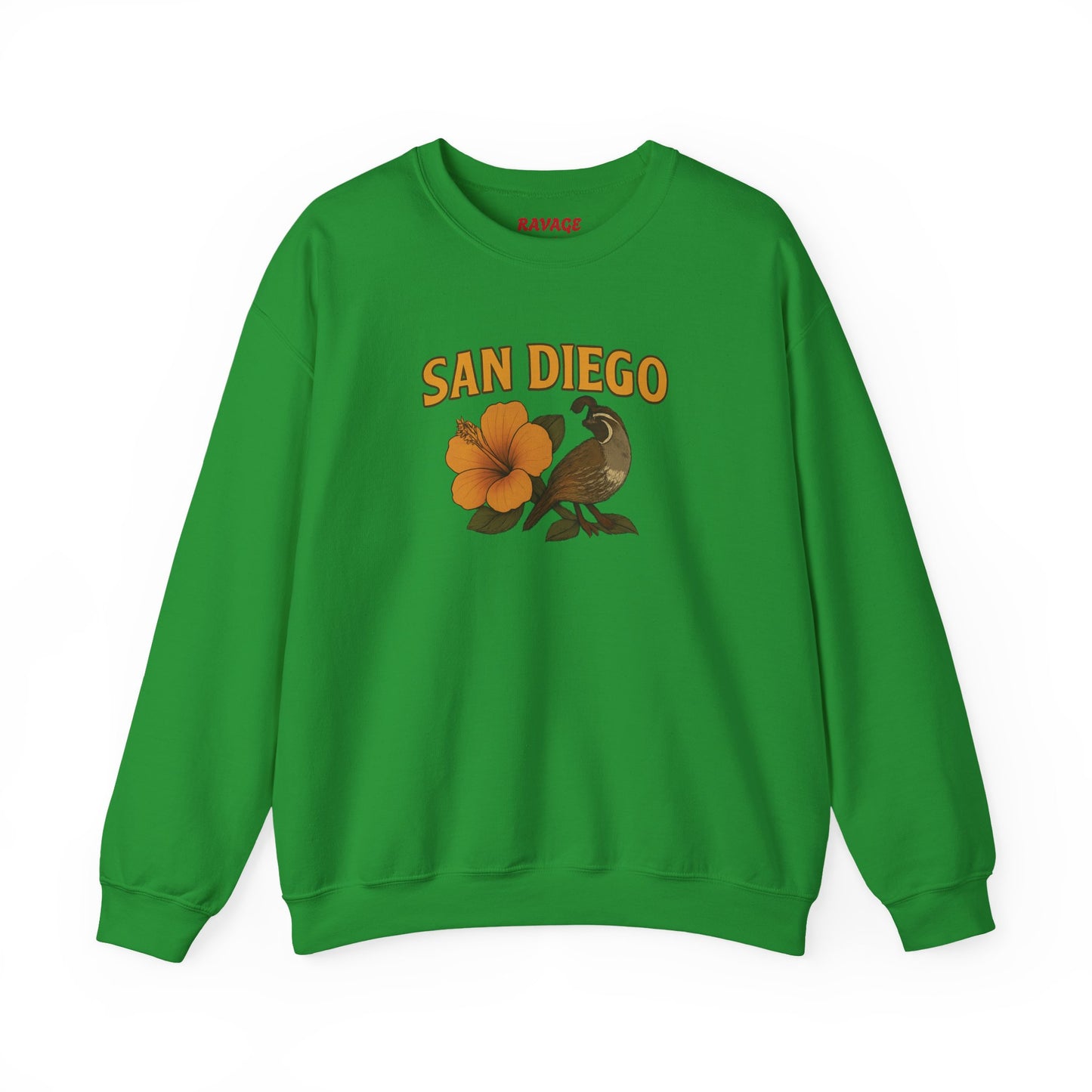 RAVAGE San Diego City Vibe Unisex Crewneck Sweatshirt