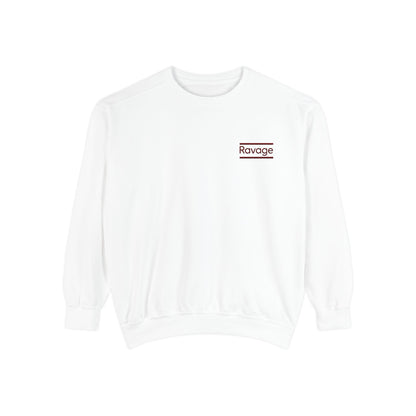 RAVAGE Minimal Logo Sweatshirt — Casual Branded Crewneck