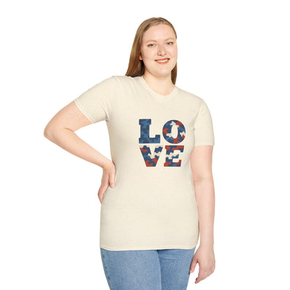 Soft Unisex Freedom & Love Graphic Tee | Gift & Daily Wear