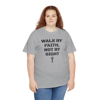 Walk by Faith Not by Sight Christian Sweatshirt | Inspirational Unisex Crewneck | Ravage Tees Faith Collection