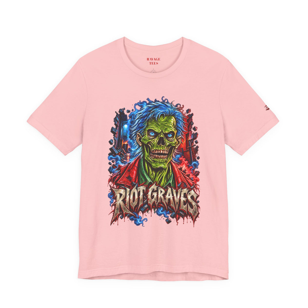 Riot Graves Skull Graphic Tee