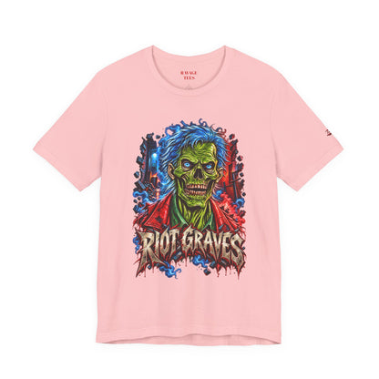 Riot Graves Skull Graphic Tee