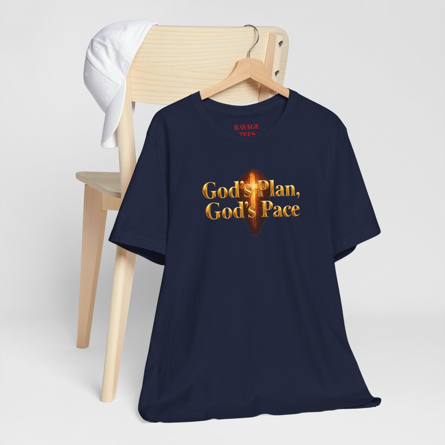Christian Tee "God's Plan, God's Pace"