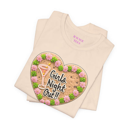 Girls Night Out Heart Tee