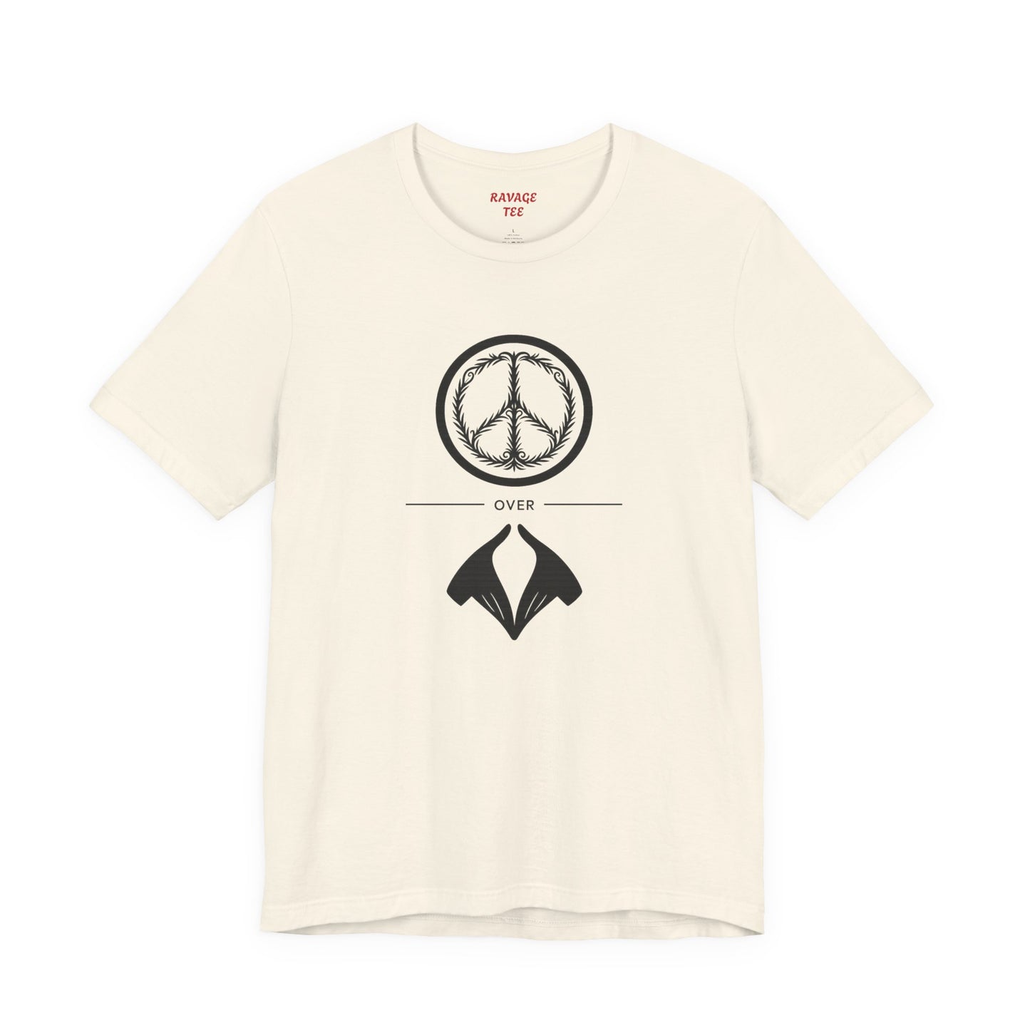 Peace Sign Unisex Jersey Tee, Casual Wear, Gift for Friends, Summer Fashion, Festival Outfit, Eco-Friendly Apparel