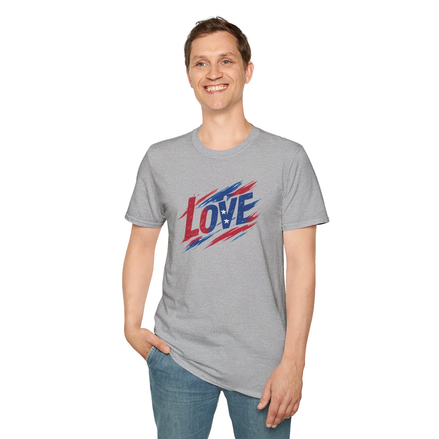 Soft Unisex Freedom & Love Graphic Tee | Gift & Daily Wear (61 characters)