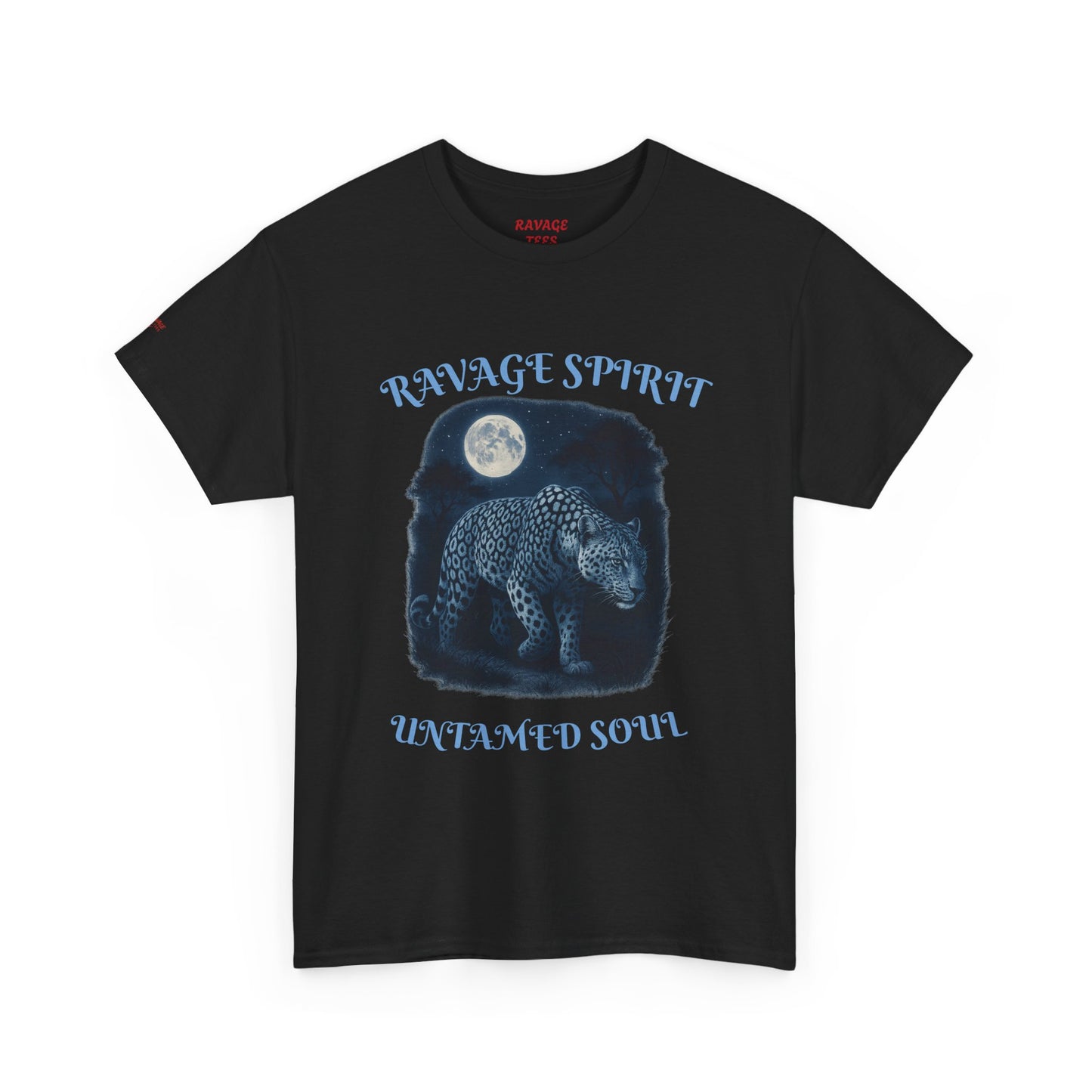 Ravage Spirit Vintage Leopard Moon Tee