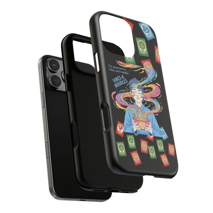 Noodle Lover Phone Case: Vibrant Cute Foodie Magnetic Anime Style