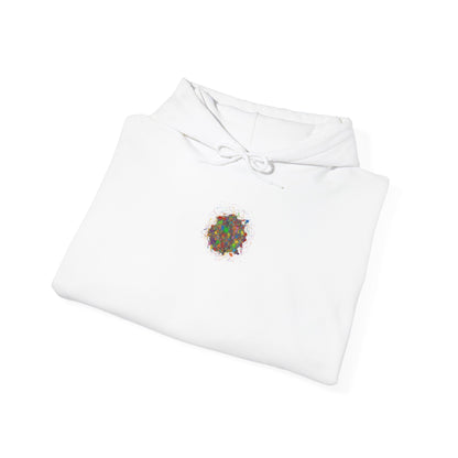 Unisex Heavy Blend™ Hooded Sweatshirt - Chaos Marathon Design, Cozy Gift for Fitness Lovers, Colorful Workout Hoodie, Comfortable [...]