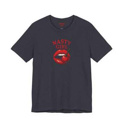 "Nasty Girl" Grunge Graphic Tee | Unisex Soft Jersey T-Shirt