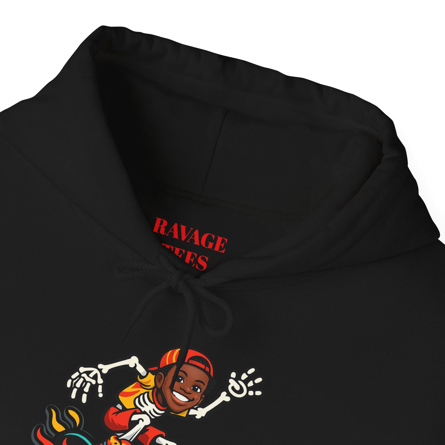 Retro Skateboard Flame Hoodie