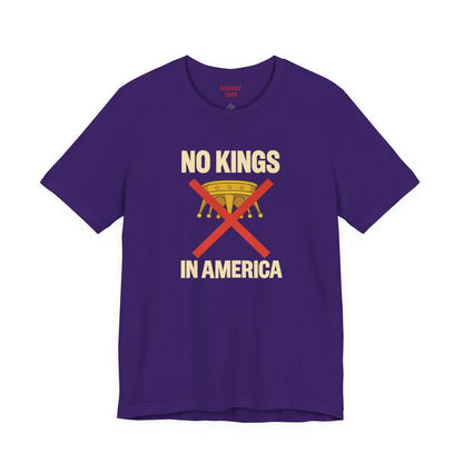 NO KINGS Revolutionary Statement Tee – Unisex Protest Shirt for Freedom, Equality & Independence Day Casual Wear