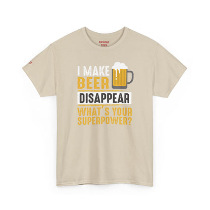 Unisex Beer Superpower Tee | Funny T-Shirt for Beer Lovers