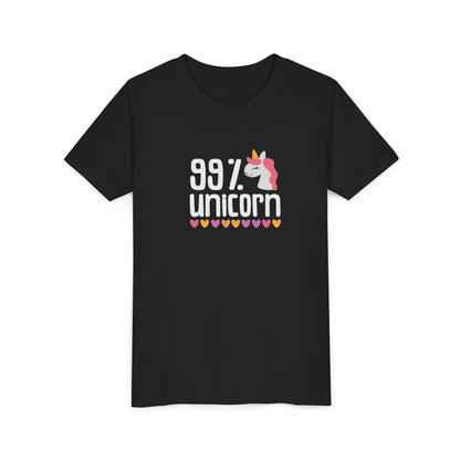 99% Unicorn Youth Tee - Fun & Whimsical Shirt for Kids