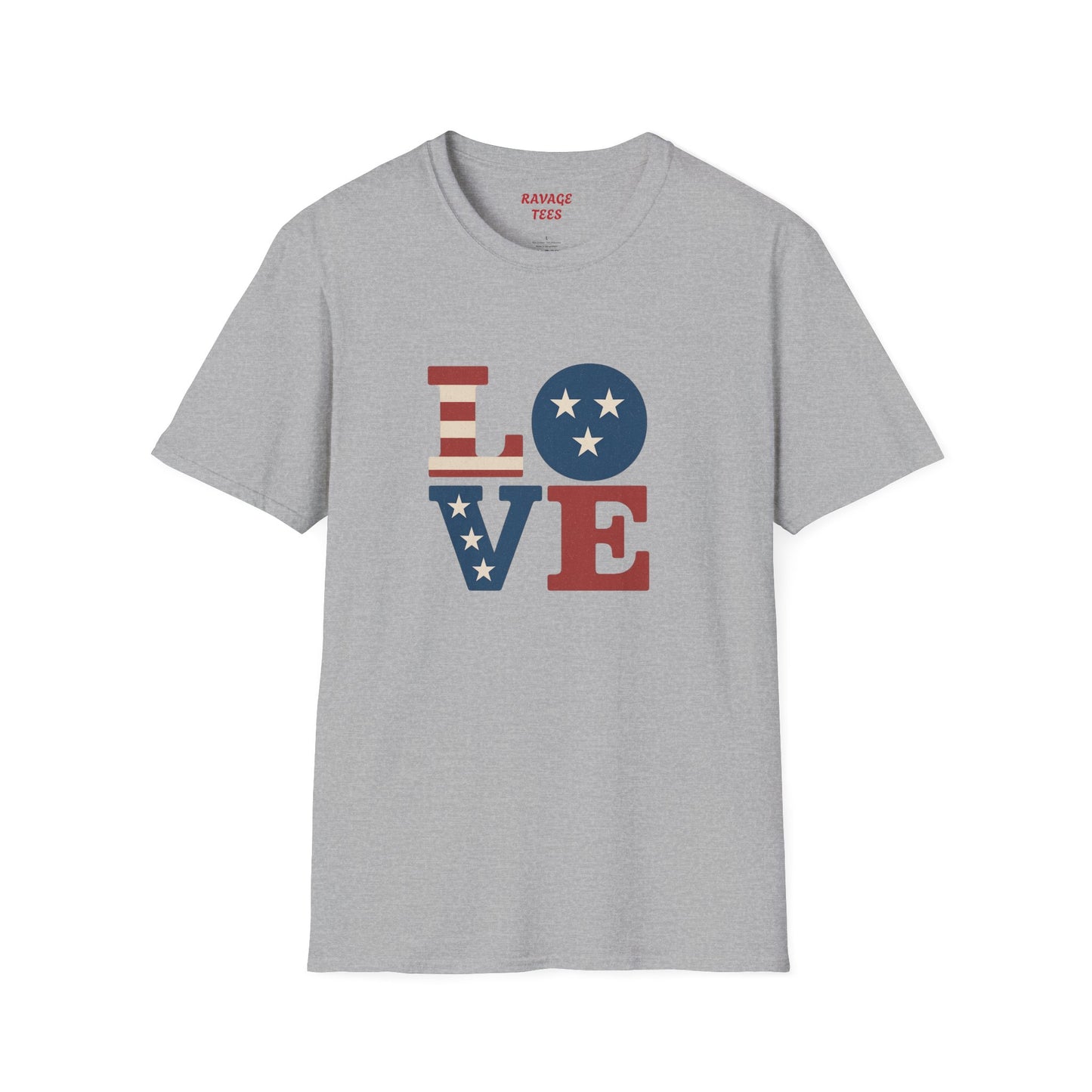 "Freedom & Love" Graphic Tee | Unisex Shirt for July 4th