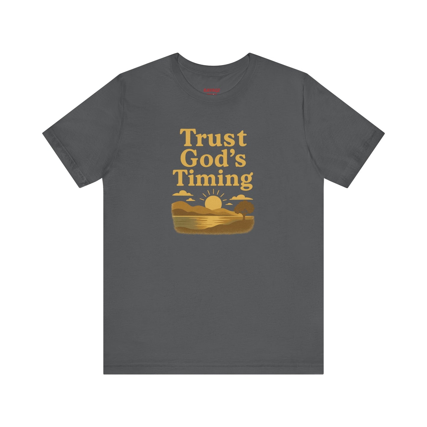 Unisex Inspirational Tee - Trust God's Timing, Relaxed Fit T-Shirt, Motivational Shirt for Everyday Wear, Plus Size Available, Gifts [...]