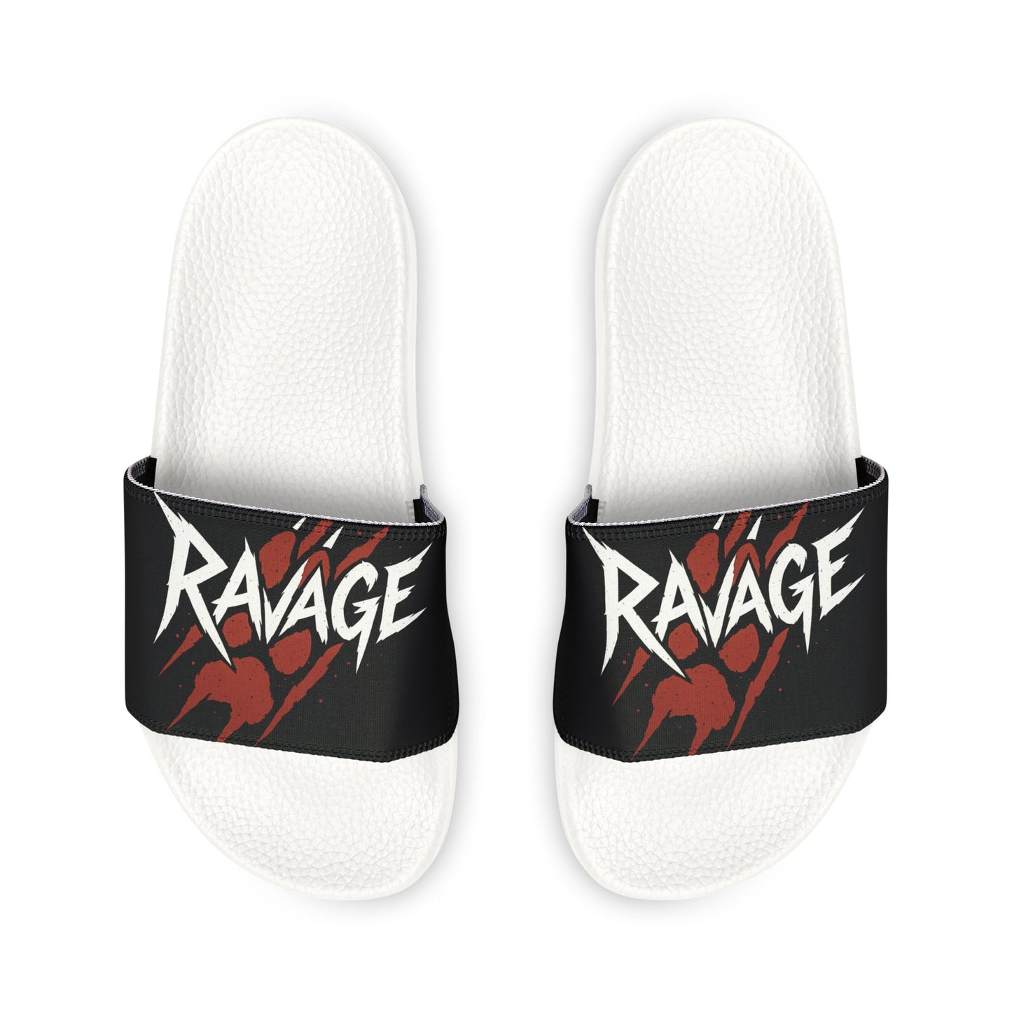 RAVAGE TEES Men's Removable-Strap Sandals/Slides