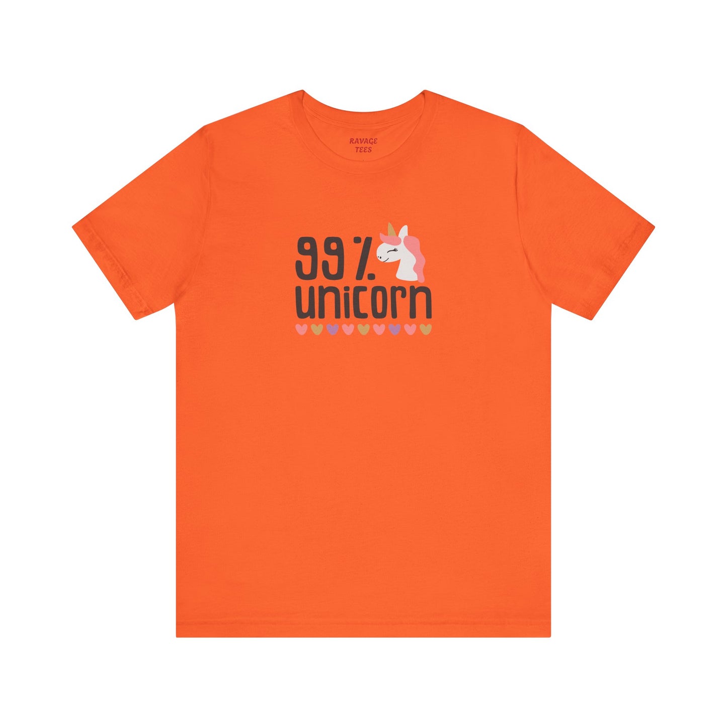 99% Unicorn Tee: Funny, Whimsical Graphic T-Shirt for All Ages