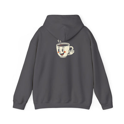 Caffeine Lover's Cozy Hoodie - Unisex Heavy Blend, Gifts for Coffee Enthusiasts, Comfy Sweater for All Occasions, Cute, Fun Design