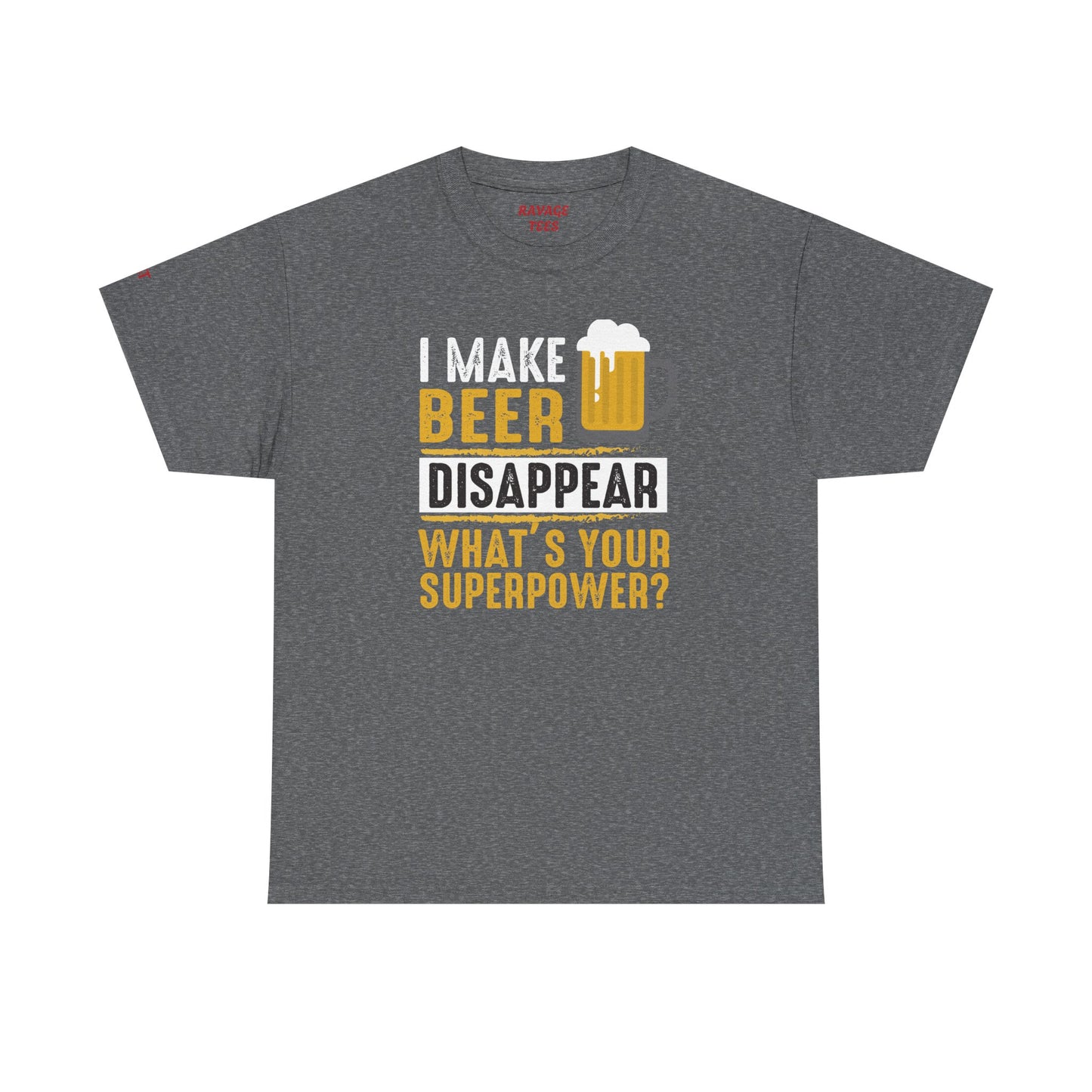 Unisex Beer Superpower Tee | Funny T-Shirt for Beer Lovers