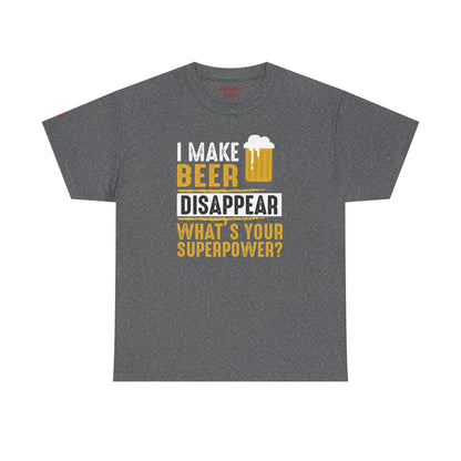 Unisex Beer Superpower Tee | Funny T-Shirt for Beer Lovers