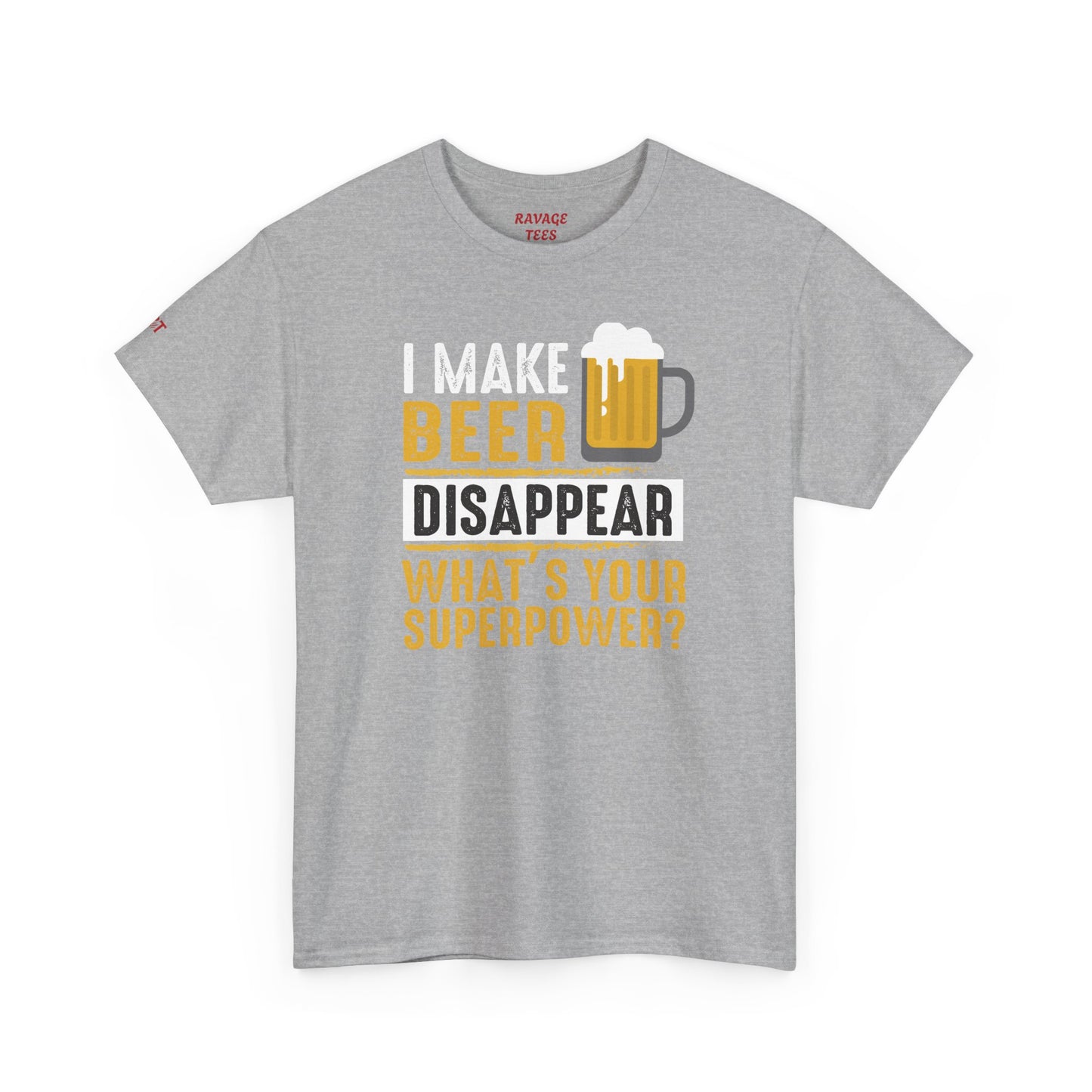 Unisex Beer Superpower Tee | Funny T-Shirt for Beer Lovers