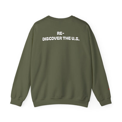 City Map Crewneck Sweatshirt, Cozy Urban Style for Travel Lovers or Travel Enthusiasts