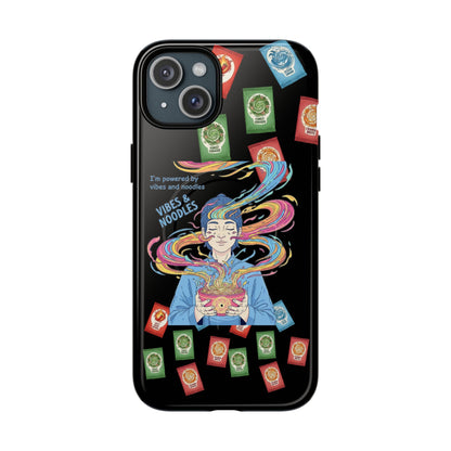 Noodle Lover Phone Case: Vibrant Cute Foodie Magnetic Anime Style