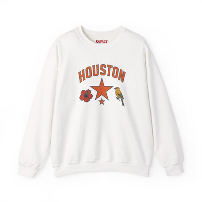 RAVAGE Houston(H-Town) Vibe Unisex Crewneck Sweatshirt