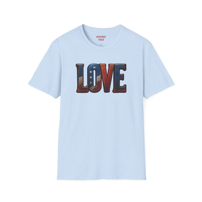 Soft Unisex Freedom & Love Graphic Tee | Gift & Daily Wea