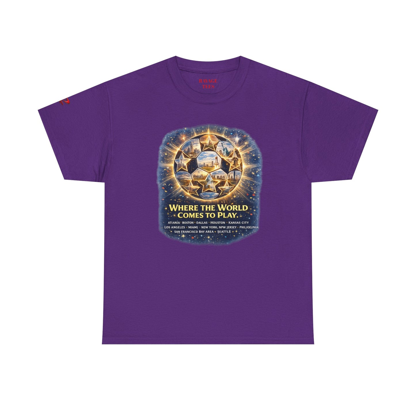 World Cup 2022 T-Shirt — "Where the World Comes to Play"