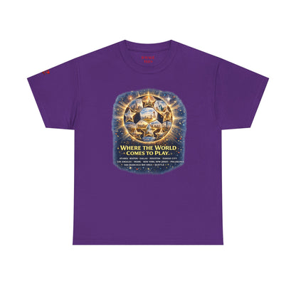 World Cup 2022 T-Shirt — "Where the World Comes to Play"