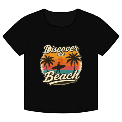 Vintage Surf Style T-Shirt – Discover the Beach