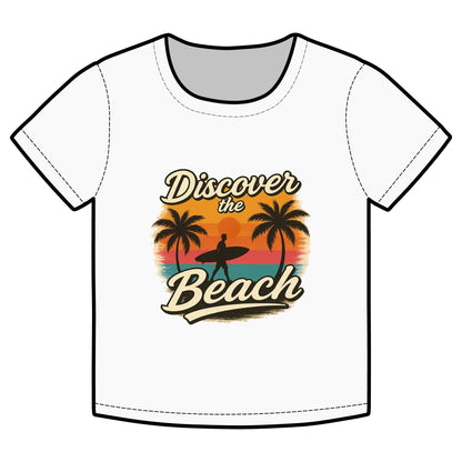 Vintage Surf Style T-Shirt – Discover the Beach
