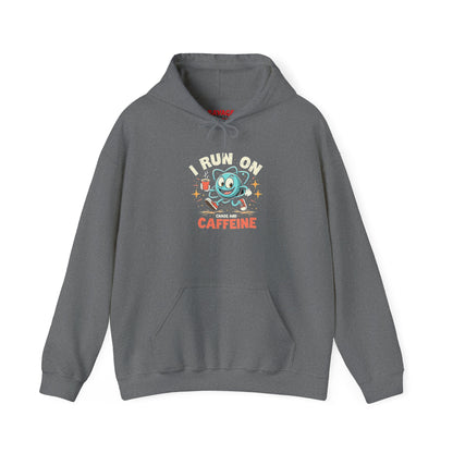 Caffeine Lover's Cozy Hoodie - Unisex Heavy Blend, Gifts for Coffee Enthusiasts, Comfy Sweater for All Occasions, Cute, Fun Design