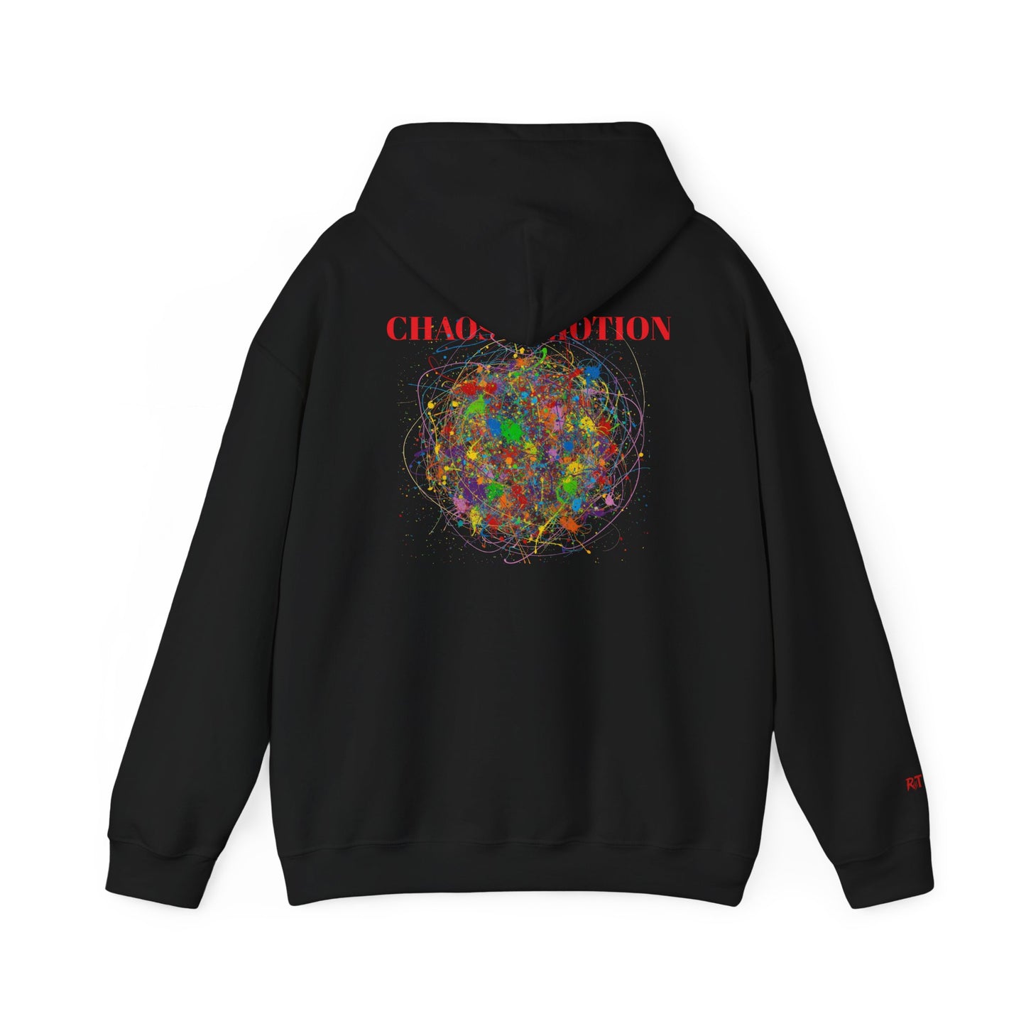 Unisex Heavy Blend™ Hooded Sweatshirt - Chaos Marathon Design, Cozy Gift for Fitness Lovers, Colorful Workout Hoodie, Comfortable [...]
