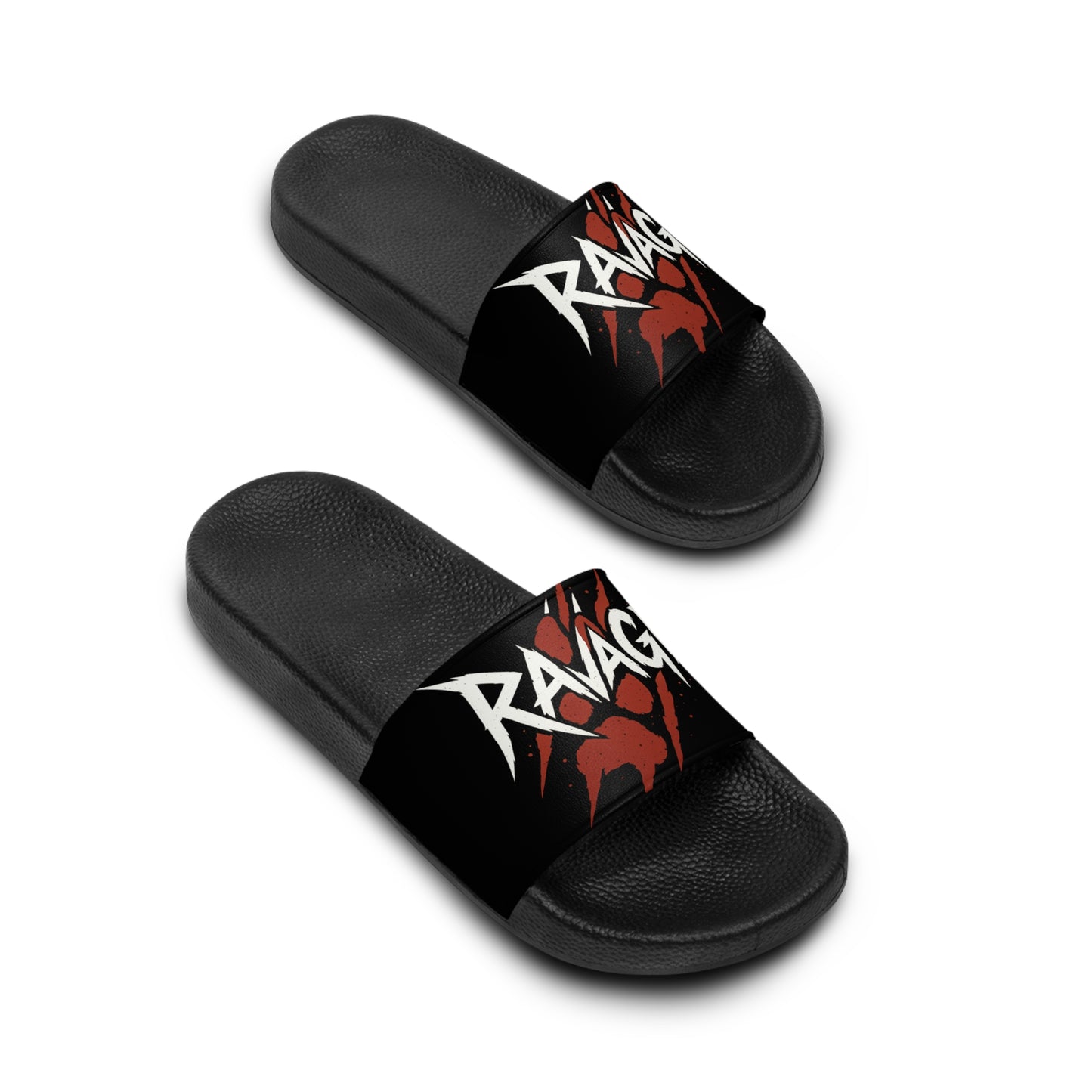RAVAGE TEES Men's Removable-Strap Sandals/Slides