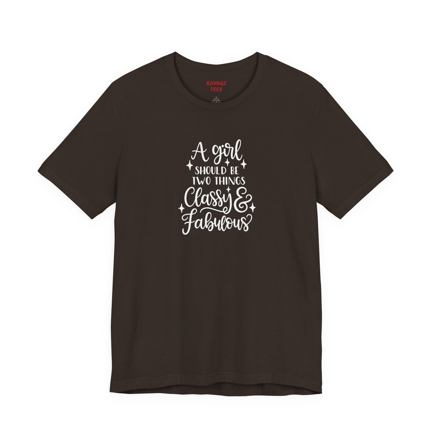 "Classy & Fabulous" Graphic Tee | Women's Fashion T-Shirt