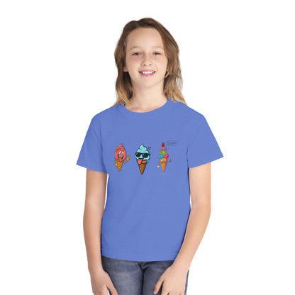 Cool Ice Cream Youth Tee: Fun Midweight Summer T-Shir