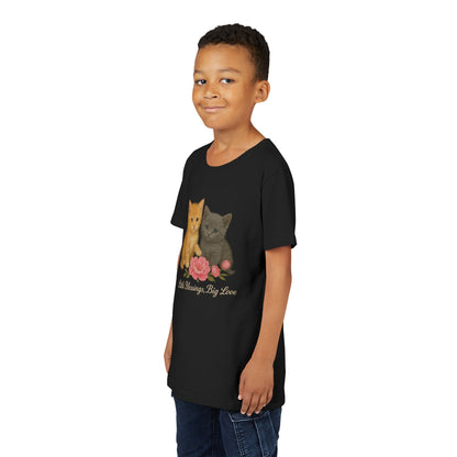 Adorable Kitten Youth Tee - Cute Cat Tee for Kids