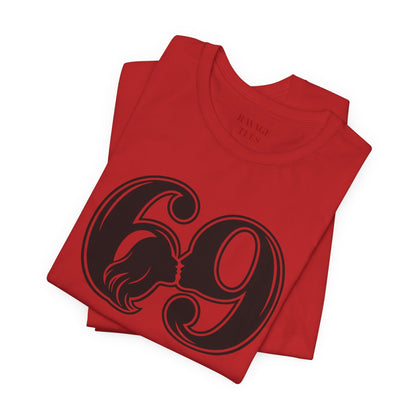 69 Retro Swirl Number Tee