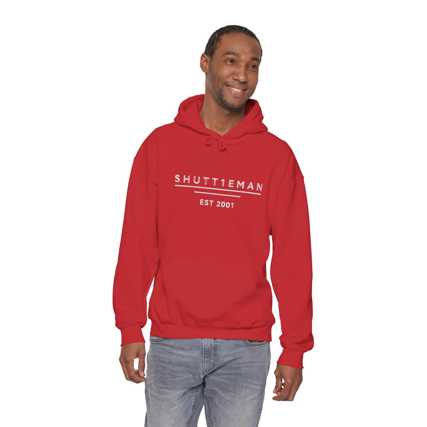Shutt1eman Est. 2001 Hoodie — Minimal Vintage Logo Pullover