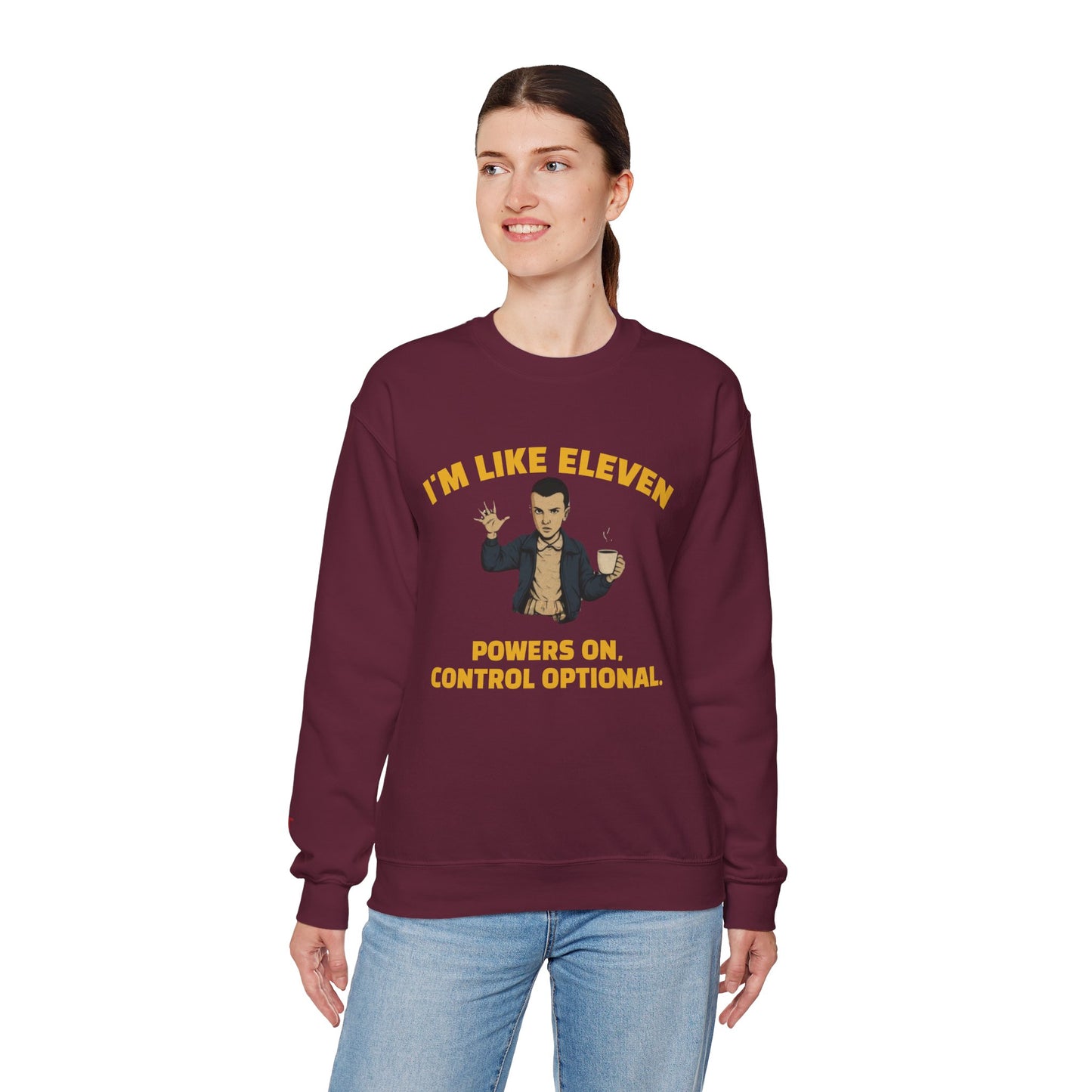 Funny 11th Birthday Crewneck Sweatshirt