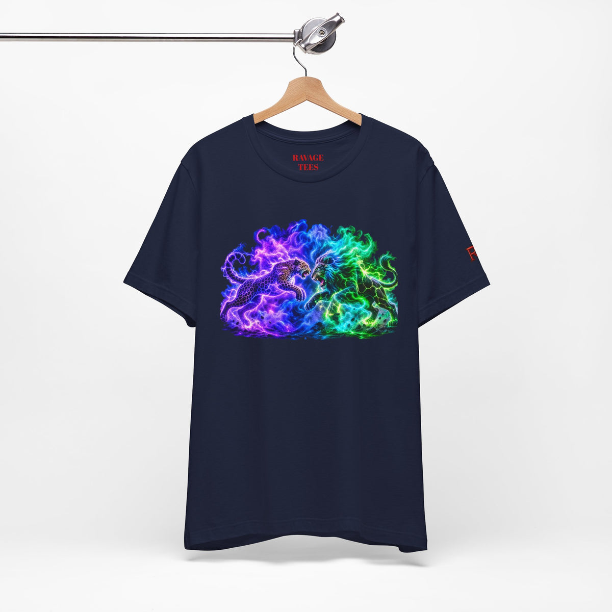 Neon Nebula Predator Clash Graphic Tee