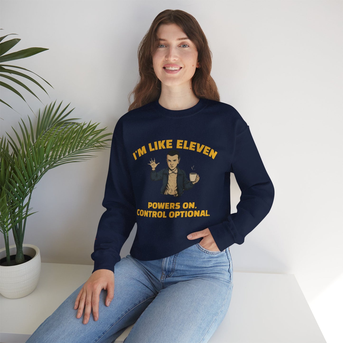 Funny 11th Birthday Crewneck Sweatshirt