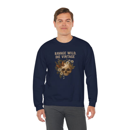 RAVAGE WILD DIE VINTAGE  Unisex Crewneck Sweatshirt